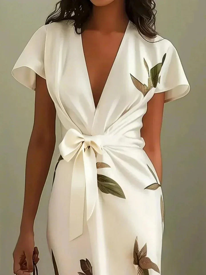 Julia - Stylish Wrap Formal Dress