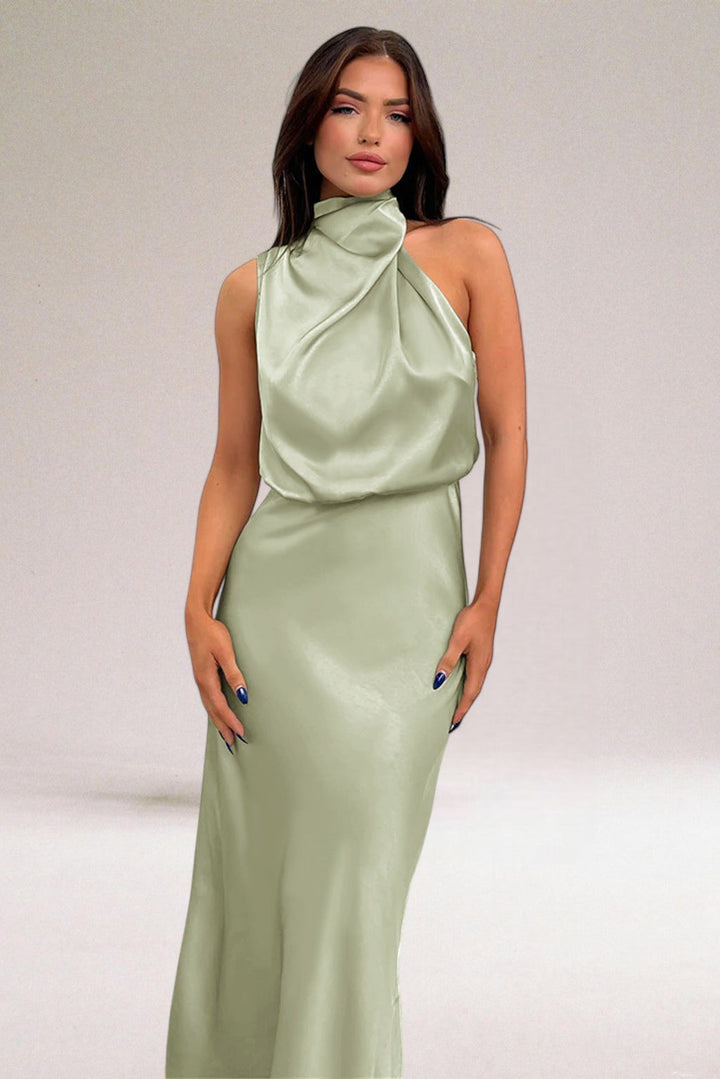 Giselle - Elegant Halter Neck Dress