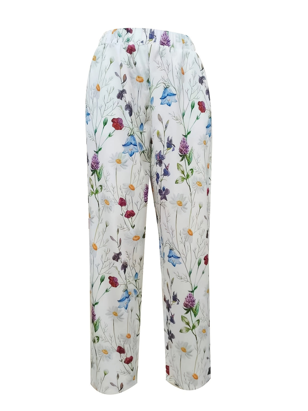 Kate - Floral Print Versatile Summer Pants