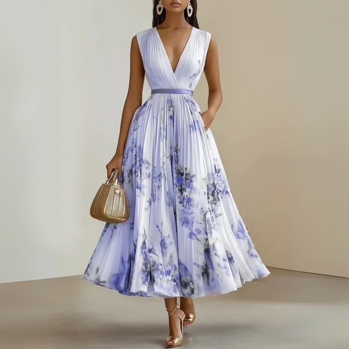 Emma - Women’s Flowy Sleeveless Summer Maxi Dress
