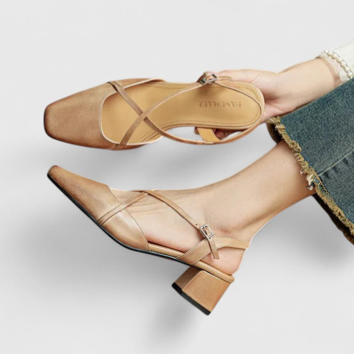 Mikaela - Elegant Mini Heel Sandals