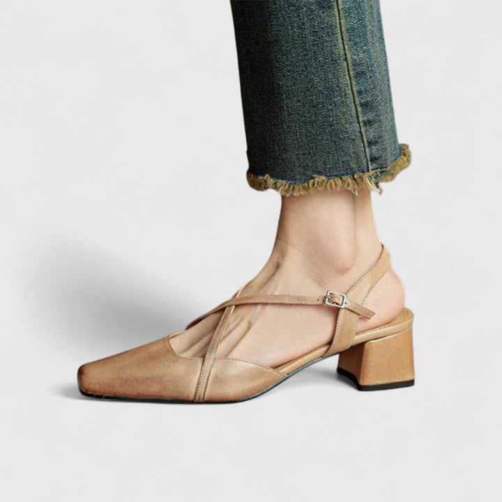 Mikaela - Elegant Mini Heel Sandals