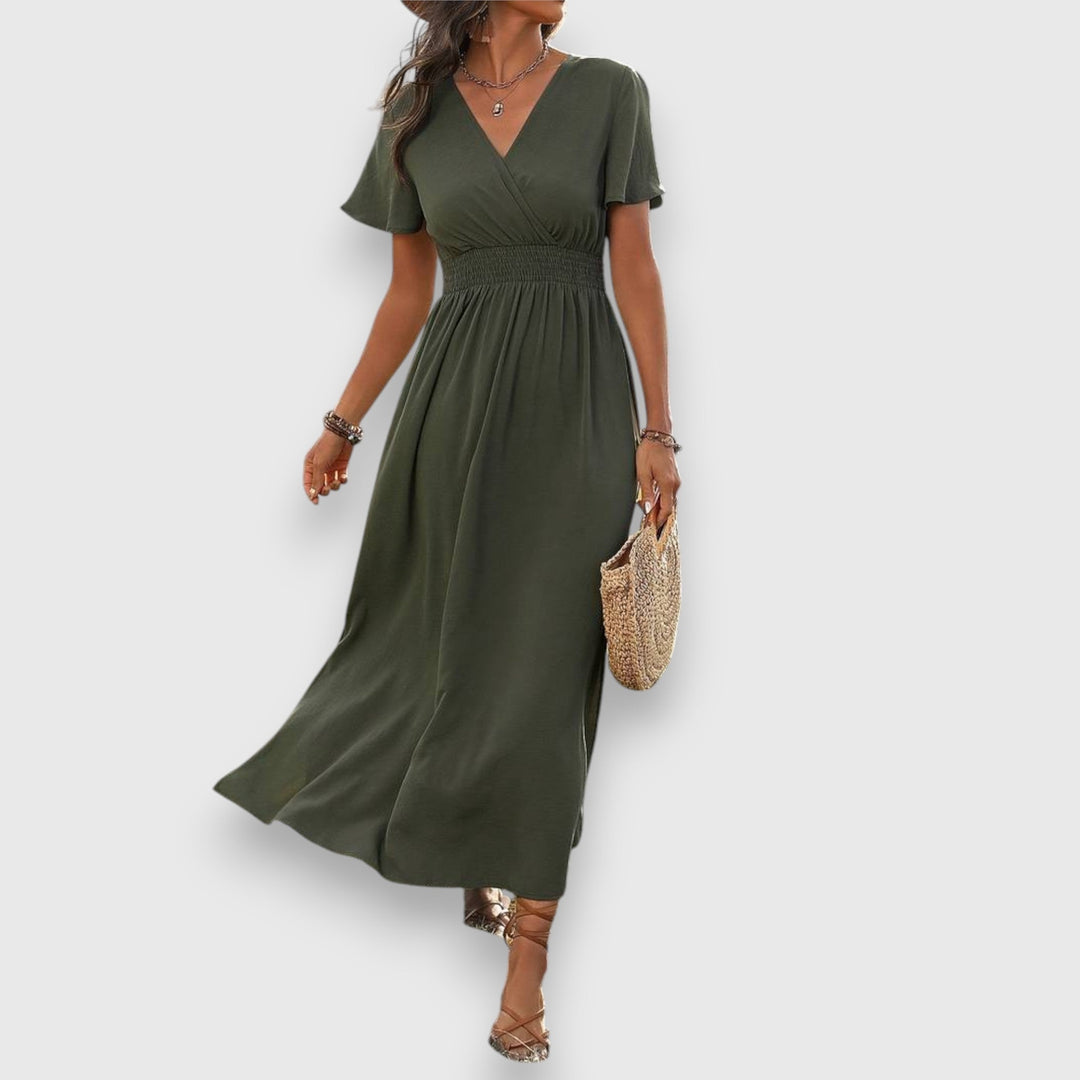 Greysen – Elegant V-Neck Summer Dress