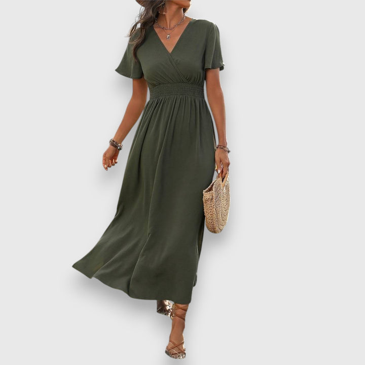 Greysen – Elegant V-Neck Summer Dress