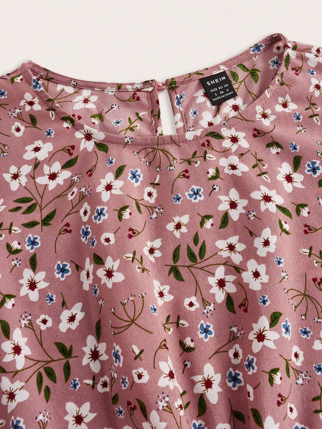 Flora - Chic Floral Print Smocked Waist Maxi Dress