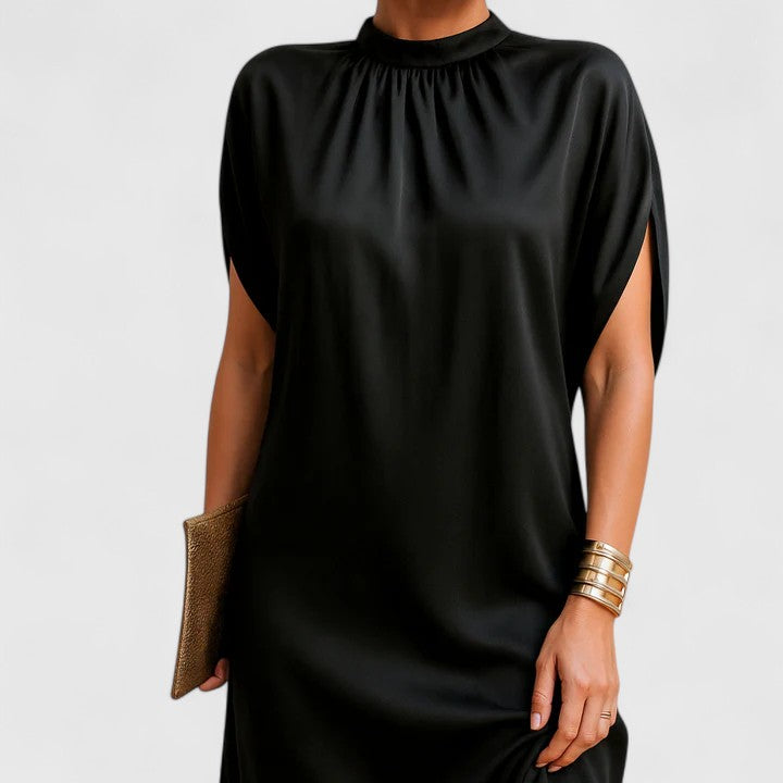 Neressa - Elegant Black Cocktail Dress
