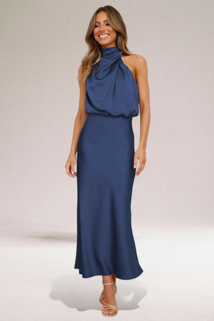 Giselle - Elegant Halter Neck Dress