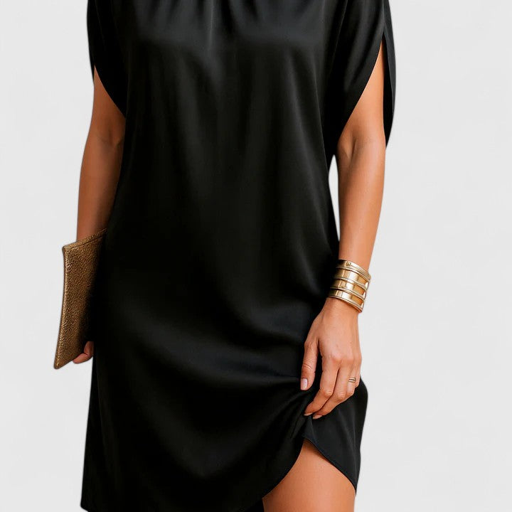 Neressa - Elegant Black Cocktail Dress