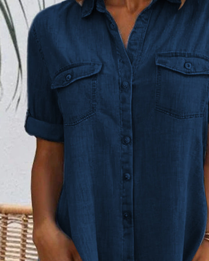 Jennifer - Lightweight Denim-look Dress Women