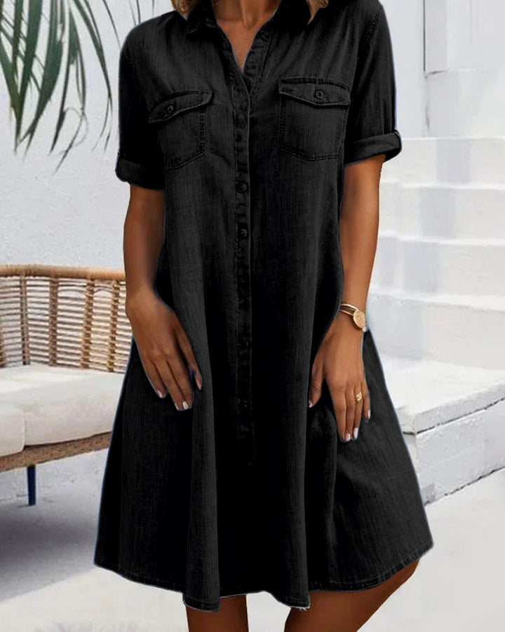 Jennifer - Lightweight Denim-look Dress Women