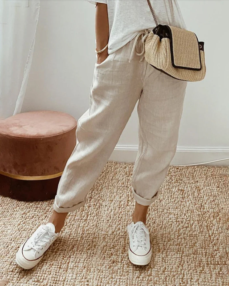 Remy - Elegant Waistband Spring Trousers