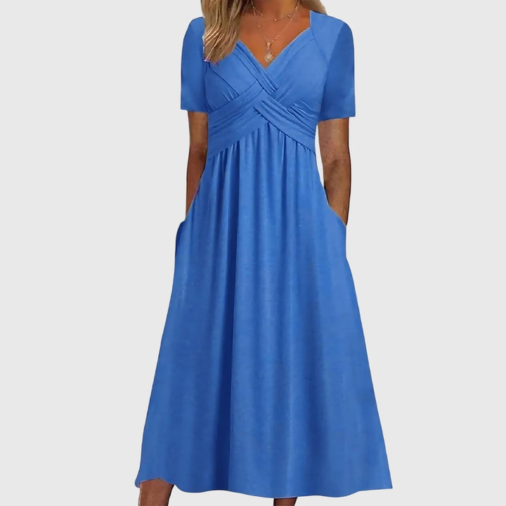 Viola - Women Midi Dress With Tummy Control