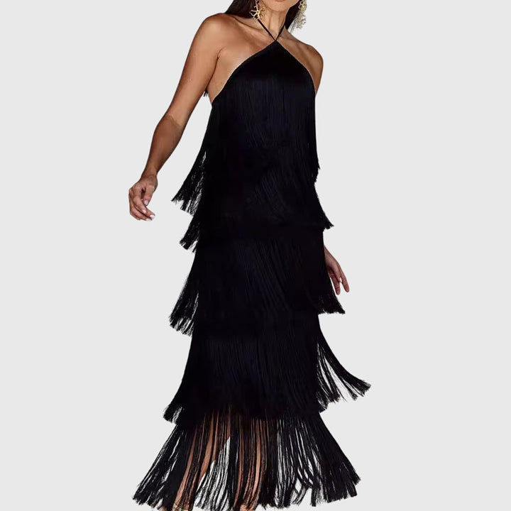 Artiselle - Tassel Formal Maxi Dress