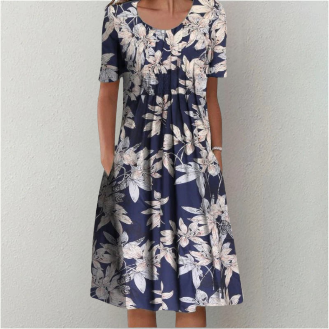 Oly - Elegant Lightweight Floral Dress