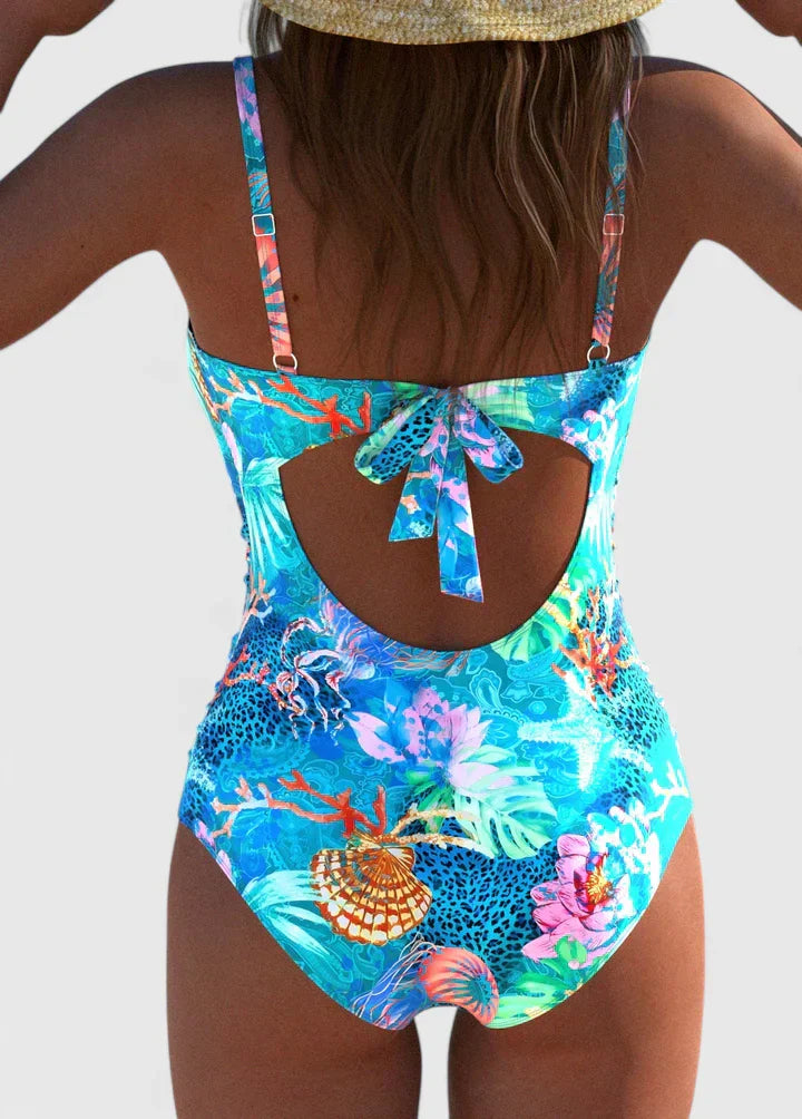 Sydney - Women’s Colorful Printed Beach Swimsuit