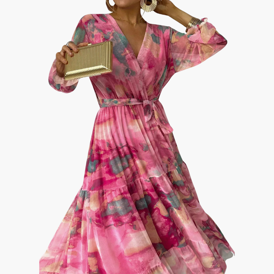 Bloom - Summer Long-Sleeve Floral Dress