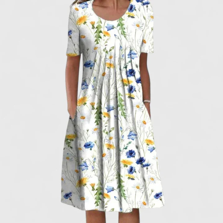 Oly - Elegant Lightweight Floral Dress