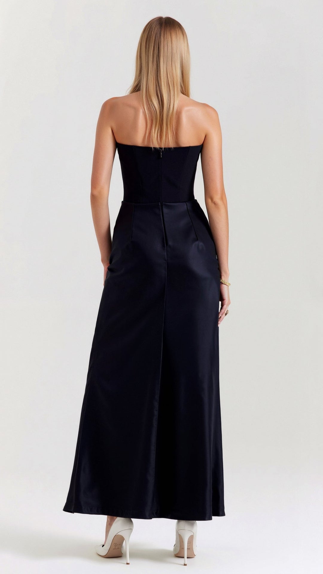 Ana | Women Wedding Guest Strapless Maxi Dress