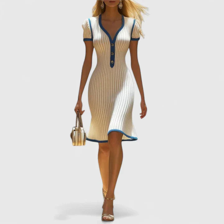 Sophrynah - Elegant Spring Midi Dress