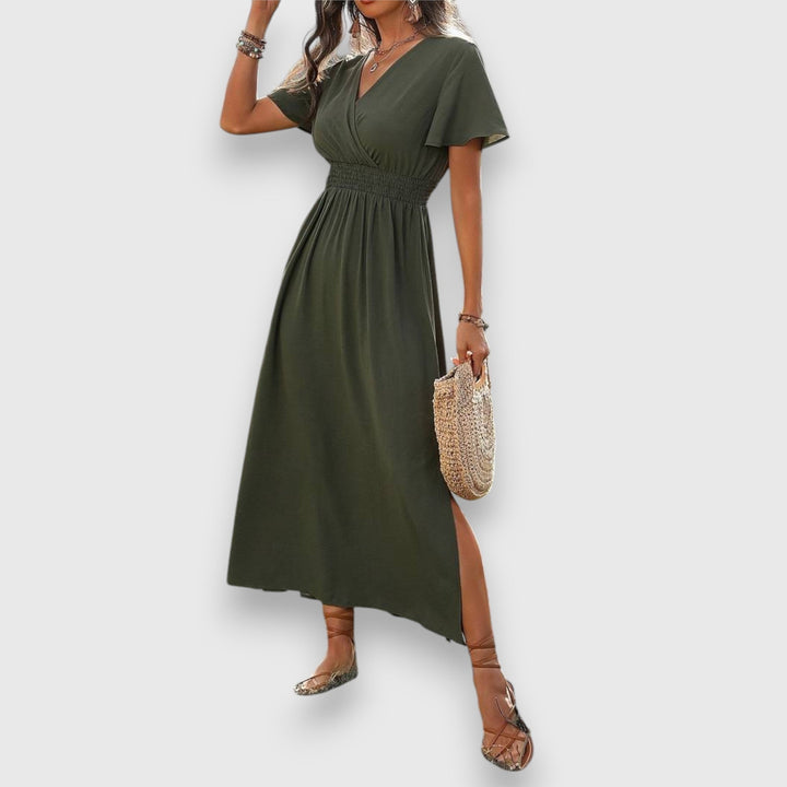 Greysen – Elegant V-Neck Summer Dress