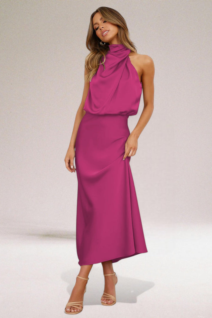 Giselle - Elegant Halter Neck Dress