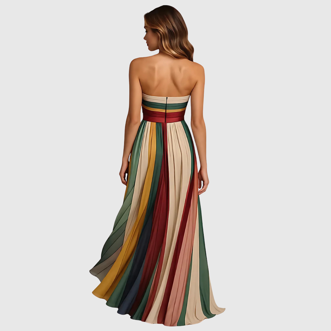 Isola - Chic Strapless Maxi Dress