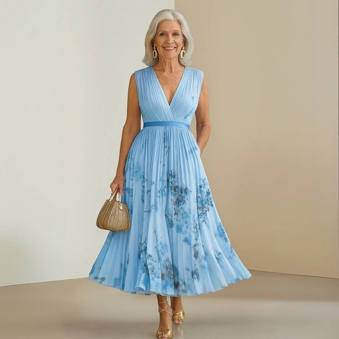 Emma - Women’s Flowy Sleeveless Summer Maxi Dress
