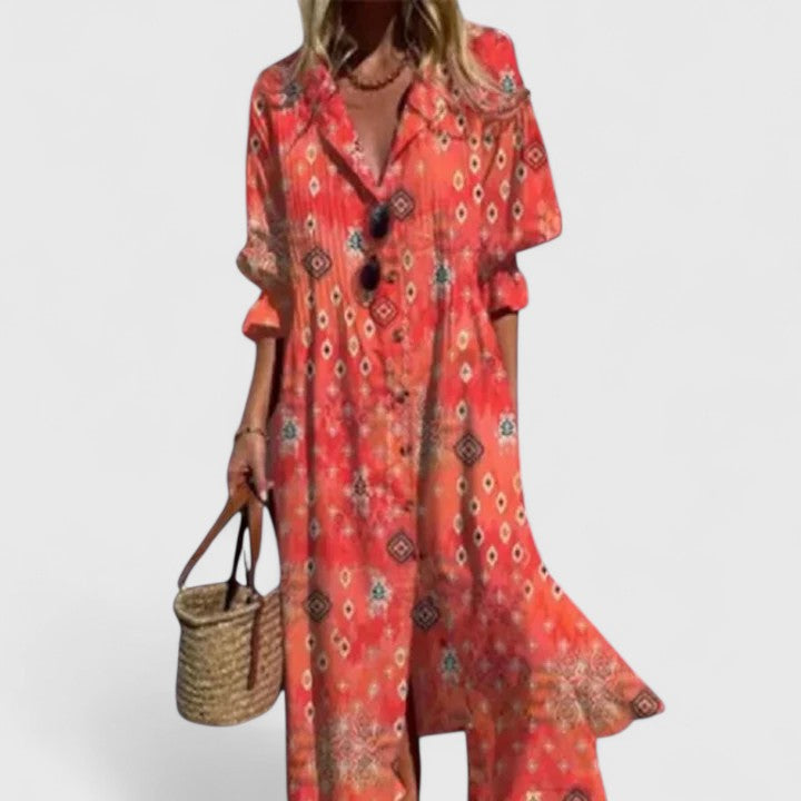 Paula  - Elegant Boho Summer Dress