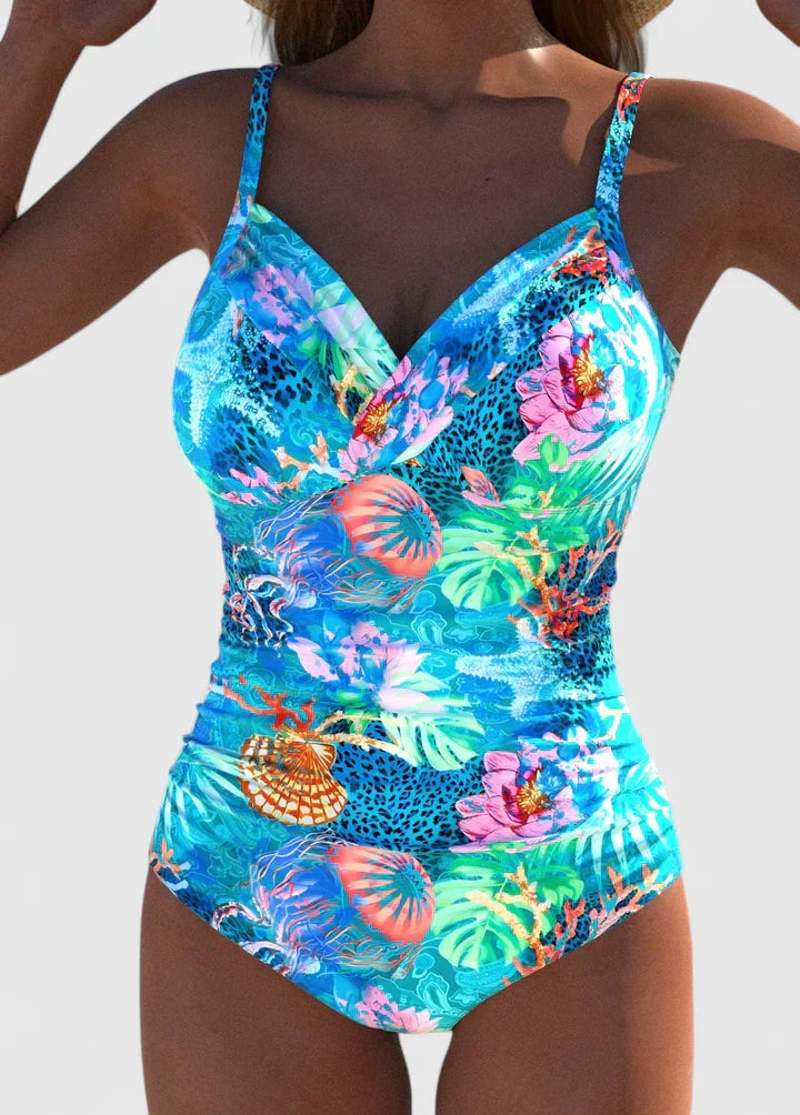 Sydney - Women’s Colorful Printed Beach Swimsuit