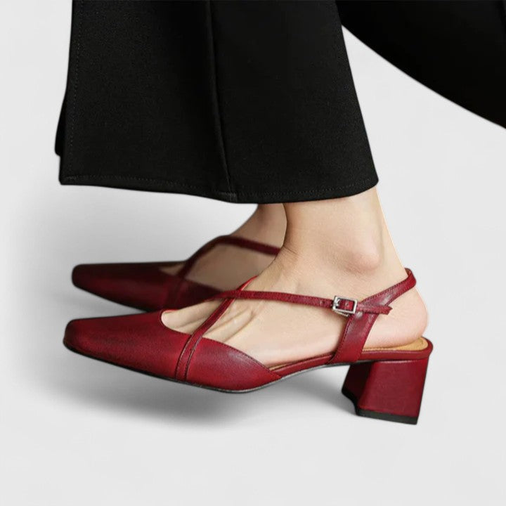 Mikaela - Elegant Mini Heel Sandals