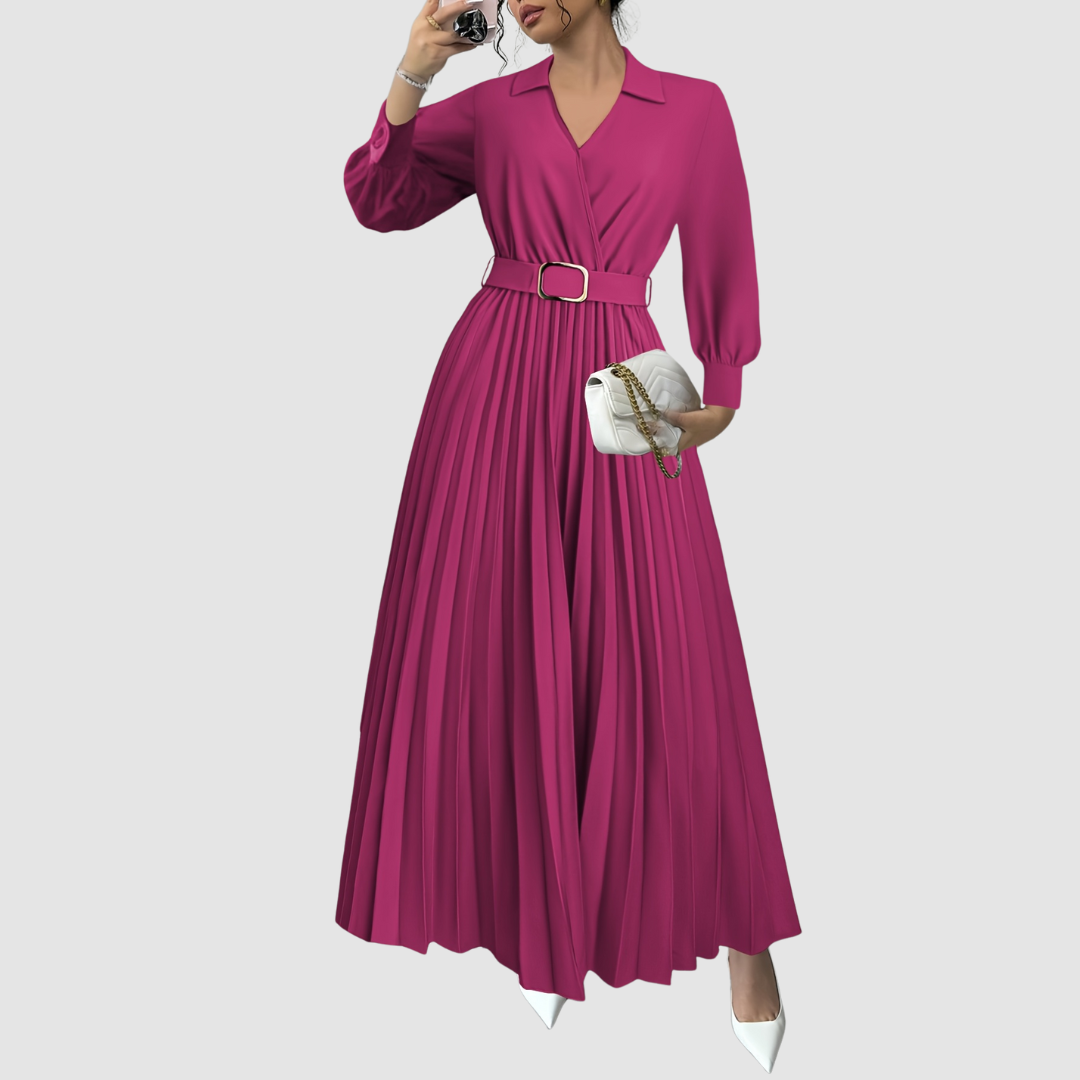 Margot  - Everyday Elegance Plated Dress