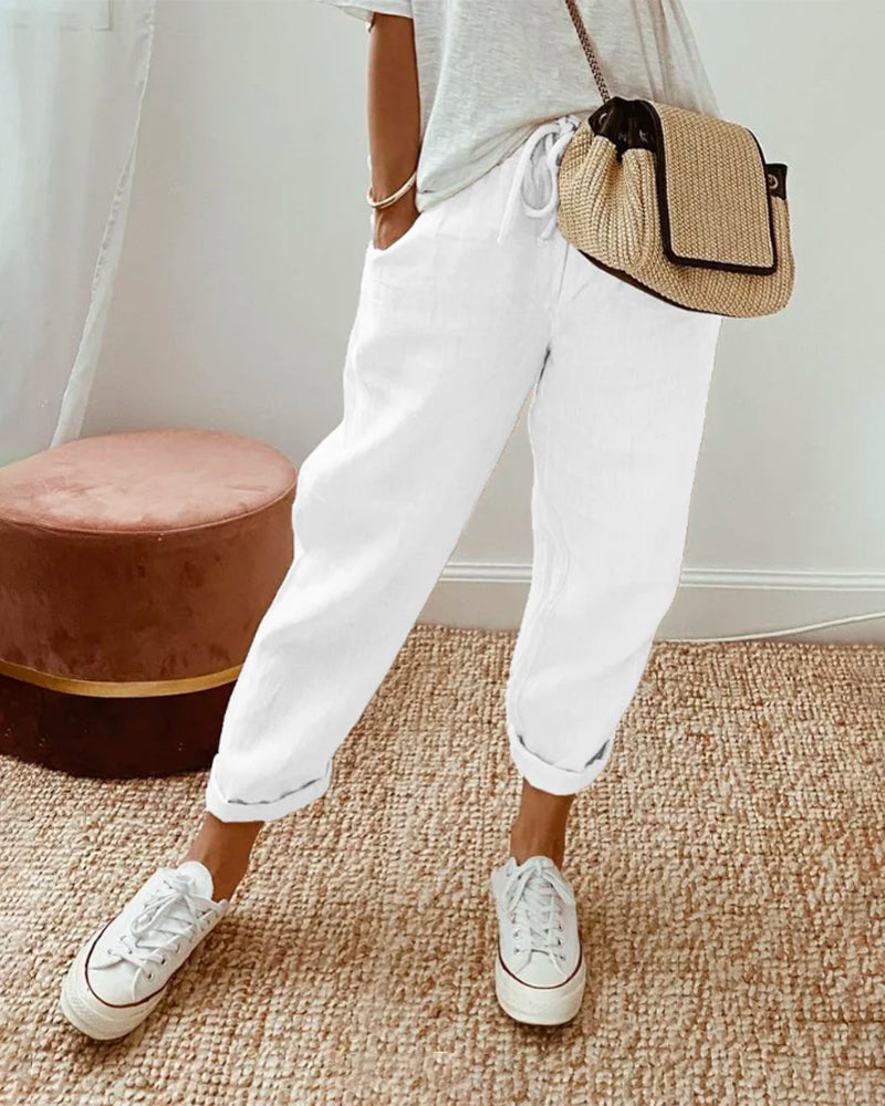 Remy - Elegant Waistband Spring Trousers