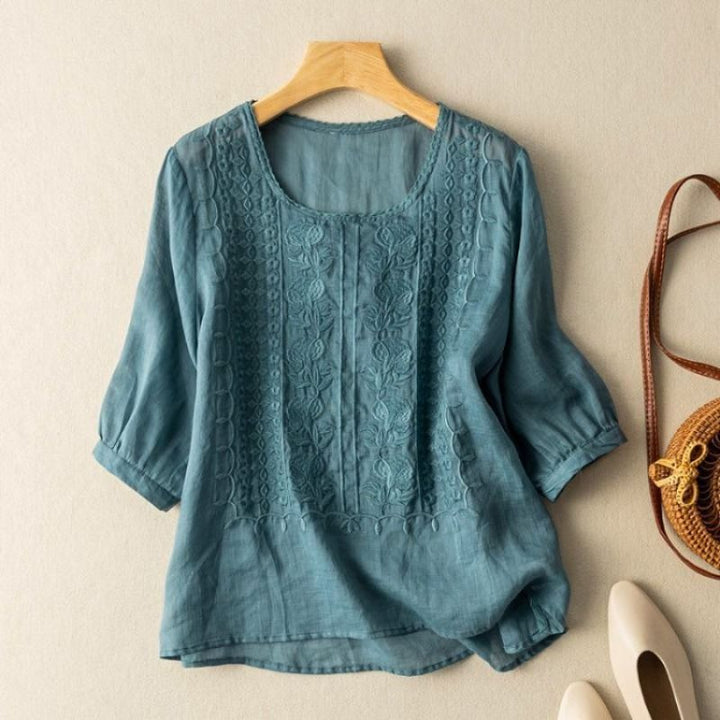 Adele - Prestige Viscose Spring Blouse