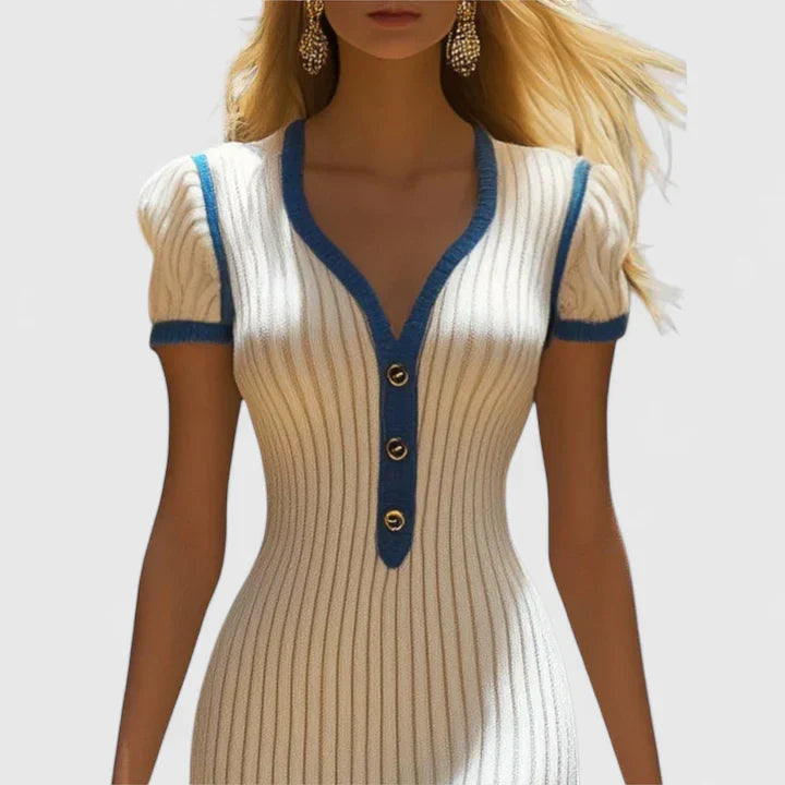 Sophrynah - Elegant Spring Midi Dress