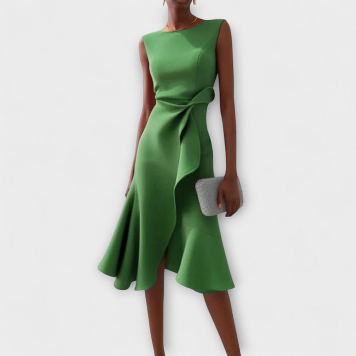 Darlene - Sophisticated Formal Midi Dress