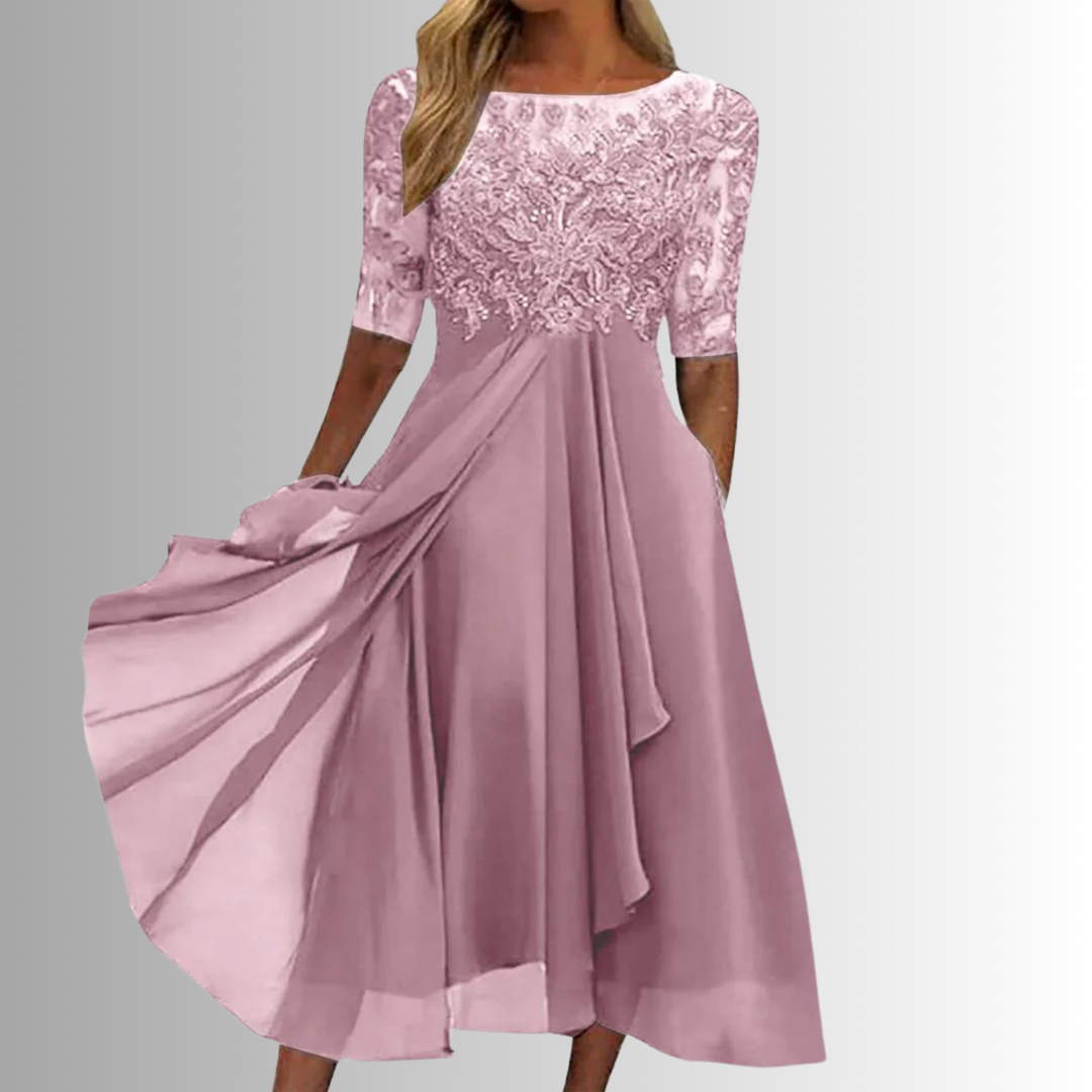 Rhonda - Elegant Lace Dress For Women