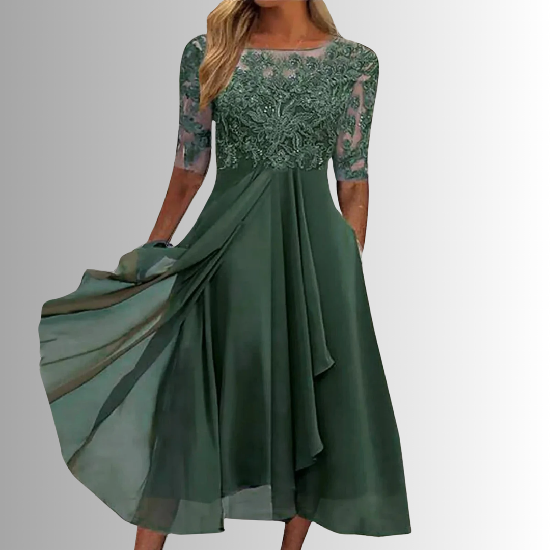 Rhonda - Elegant Lace Dress For Women