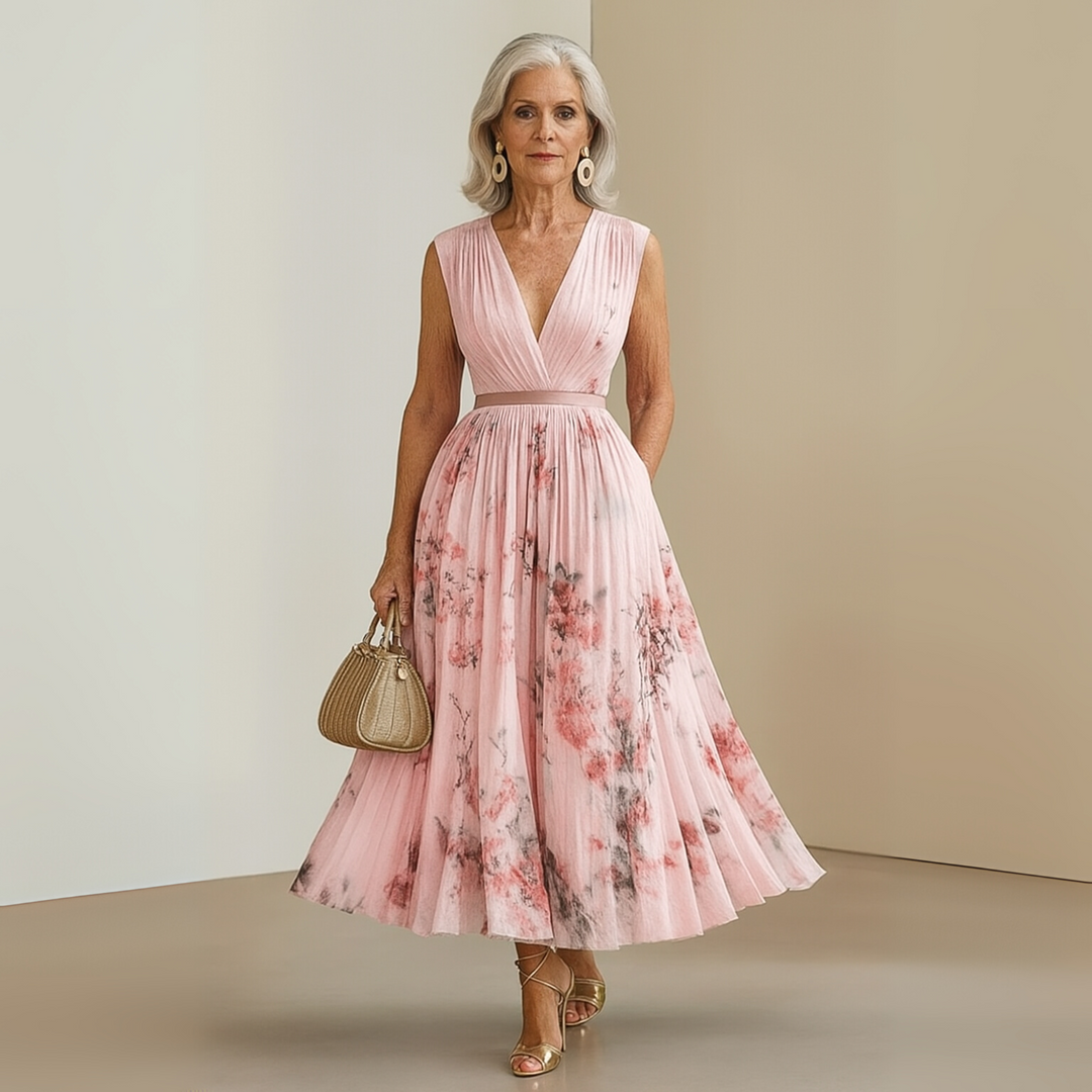 Emma - Women’s Flowy Sleeveless Summer Maxi Dress