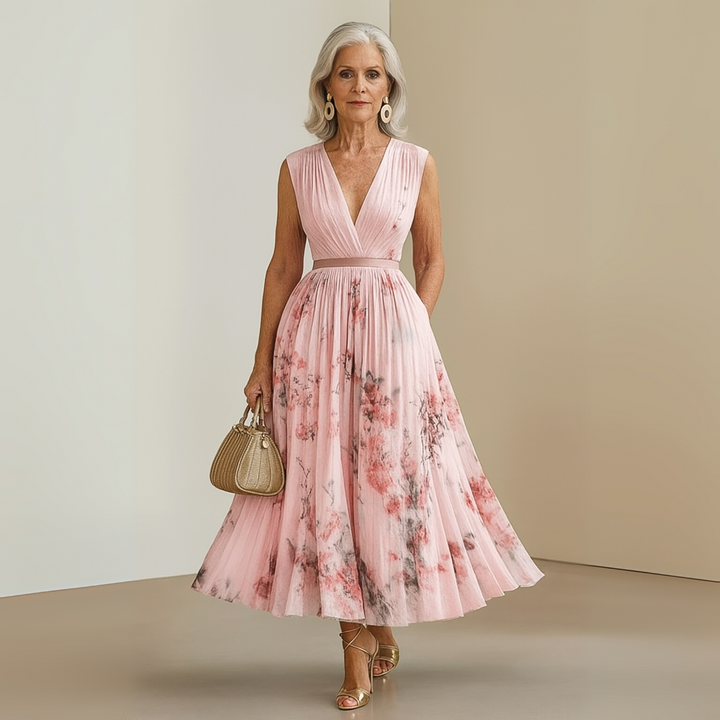 Emma - Women’s Flowy Sleeveless Summer Maxi Dress