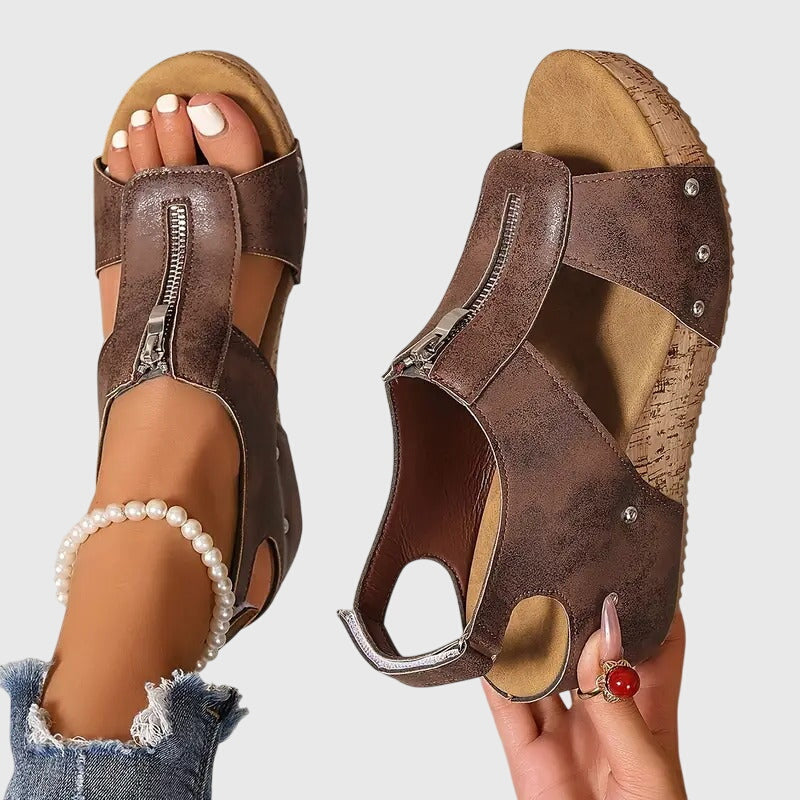 Styla - Orthopedic Wedge Sandals