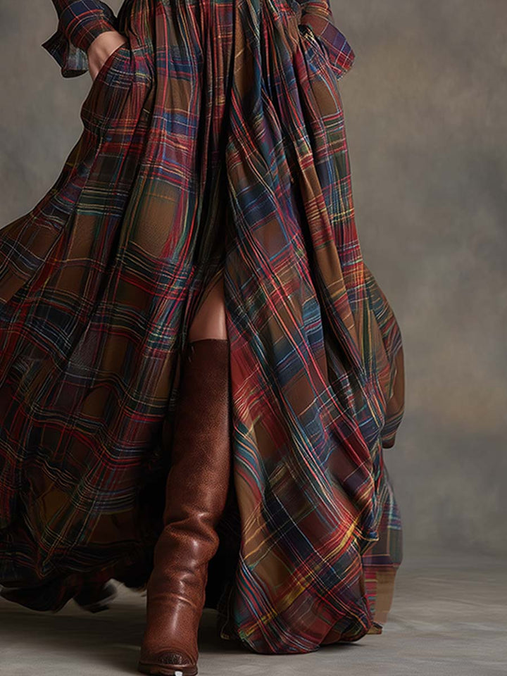 Felicity - Button-Up Maxi Shirt Dress For Women