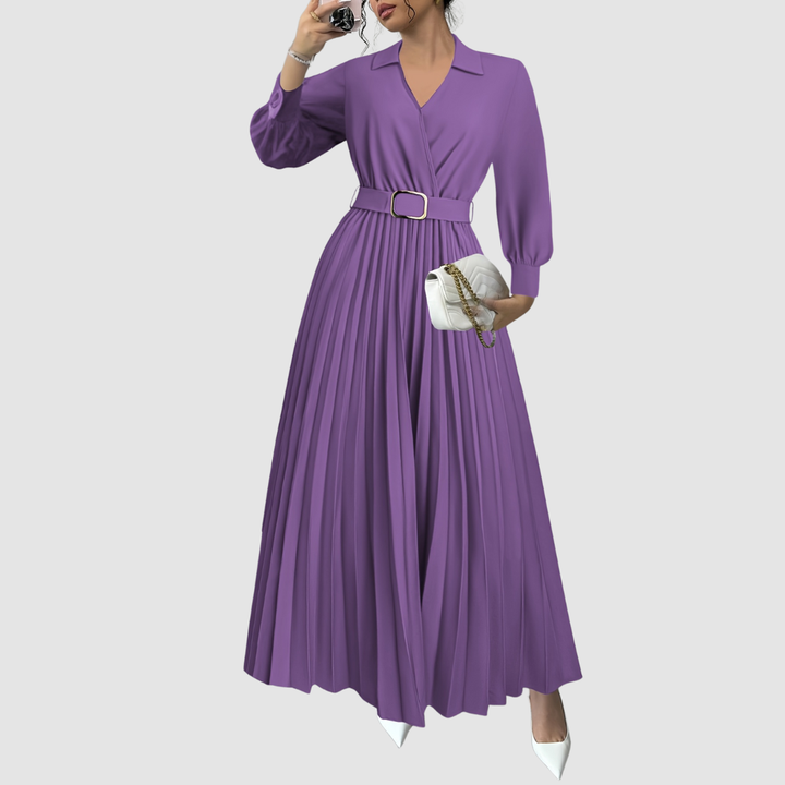 Margot  - Everyday Elegance Plated Dress