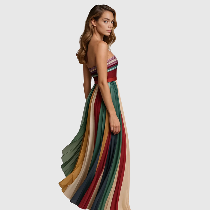 Isola - Chic Strapless Maxi Dress