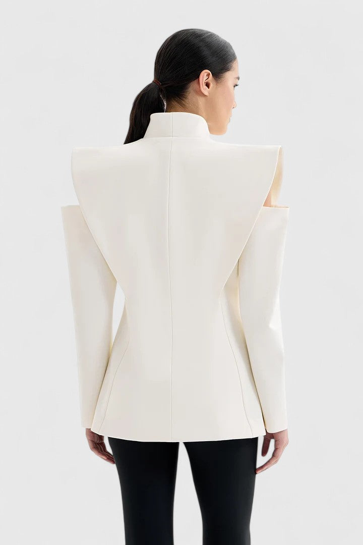 Valeria - Elegant White Blazer
