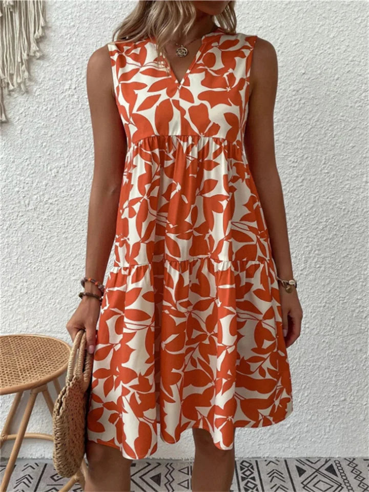 Beverly - Blooming Flowy Summer Midi Dress