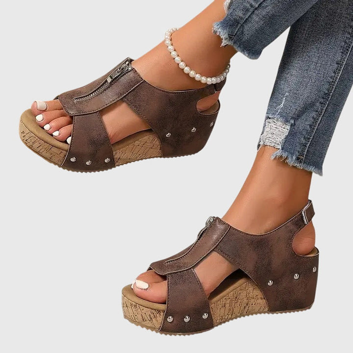 Styla - Orthopedic Wedge Sandals