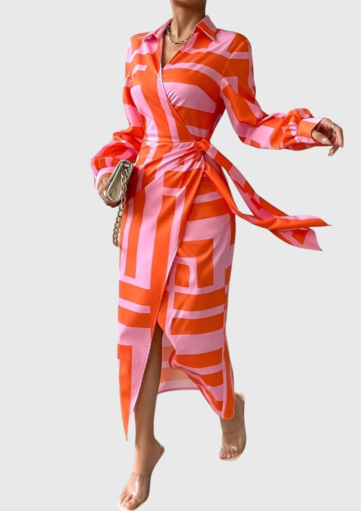 Everly - Elegant Wrap Summer Maxi Dress