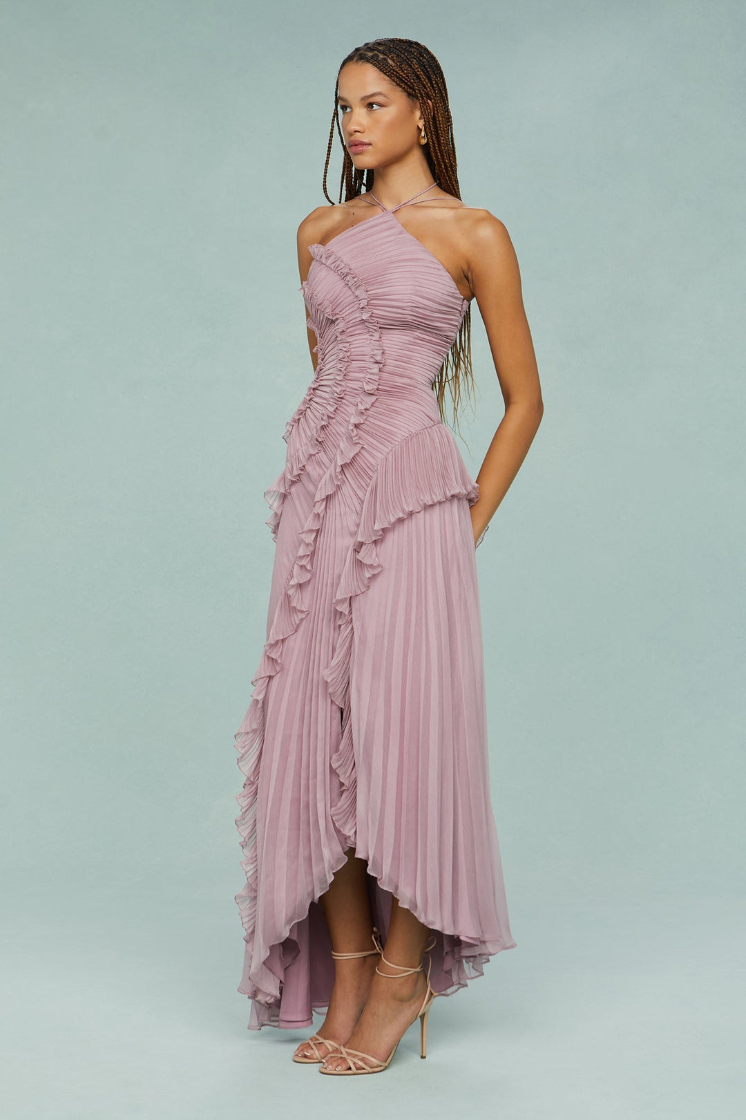 Estelle - Elegant Maxi Halter Dress