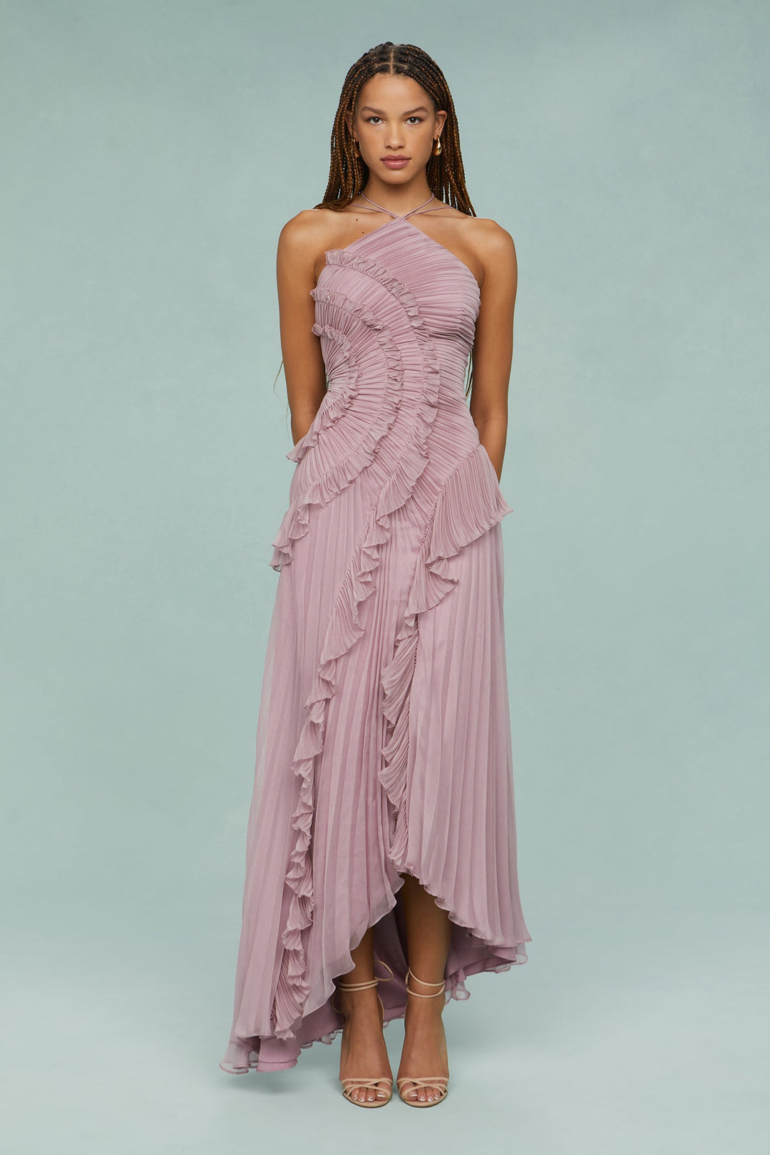 Estelle - Elegant Maxi Halter Dress