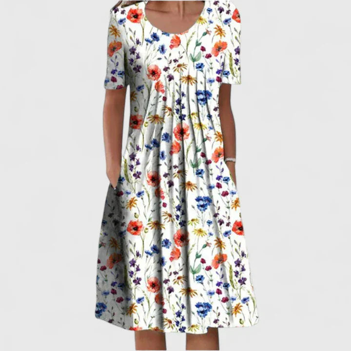 Oly - Elegant Lightweight Floral Dress